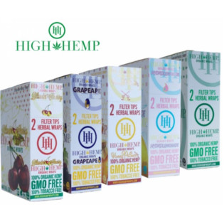 HIGH HEMP BAKED KOOKIE ORGANIC WRAPS 25 POUCHES/2WRAPS